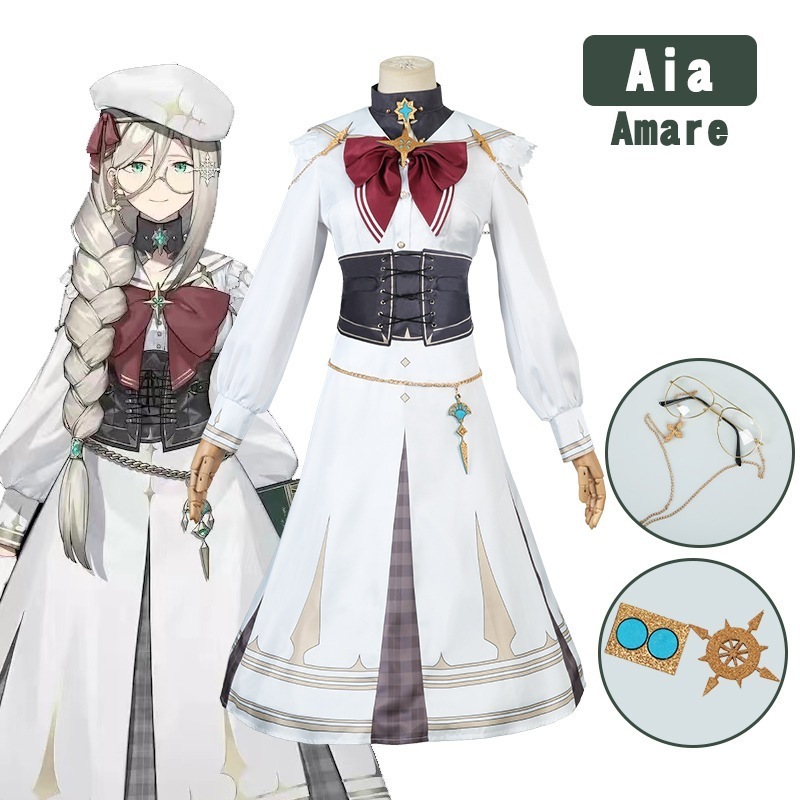 バーチャルライバー YouTuber Vtuber にじさんじ アイア アマレコスプレ 衣装 Aia Amare 変装 仮装 コスチューム クリスマス ハロウィン