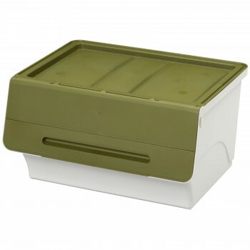 収納ケース フロック ワイド30深型 3個組 サンドカーキ fr-W30-3 サンドカーキ/KA