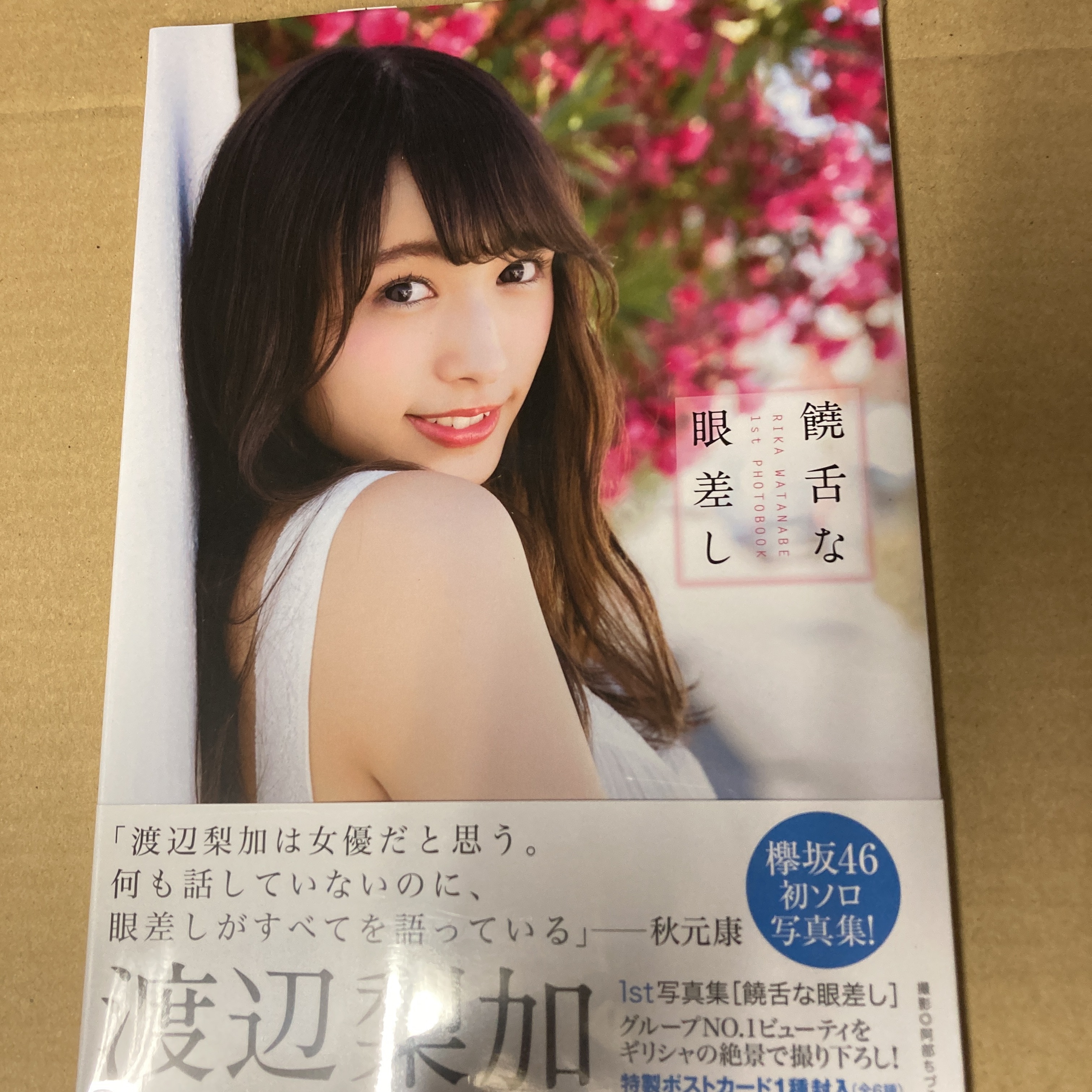 欅坂４６ 渡辺梨加１ｓｔ写真集 饒舌な眼差し （セブンネット限定表紙Ｖｅｒ．） 阿部ちづる (写真家) 新品未開封 l
