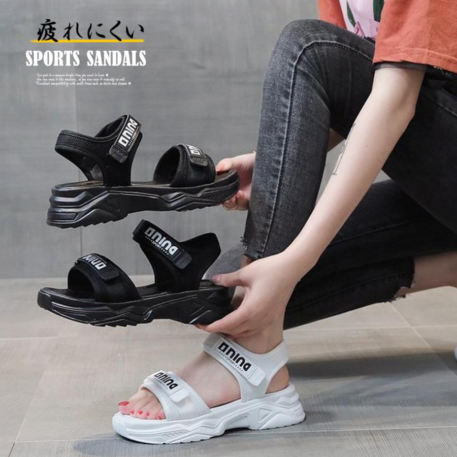 团购8件套厚底スポーツサンダル ベルクロレディース【在庫限り】売り尽くしセール