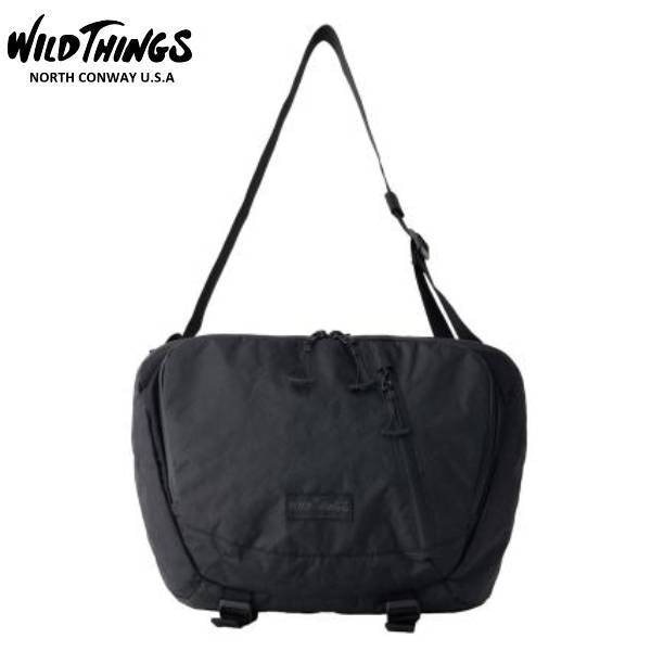 WILD THINGS ワイルドシングス DURABLE MESSENGER メッセンジャーバッグ ショルダーバッグ W7024-BLACK