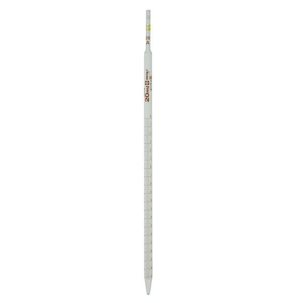 (柴田科学)メスピペット 先端目盛 スーパーグレード 20mL(10本) 020020-20A