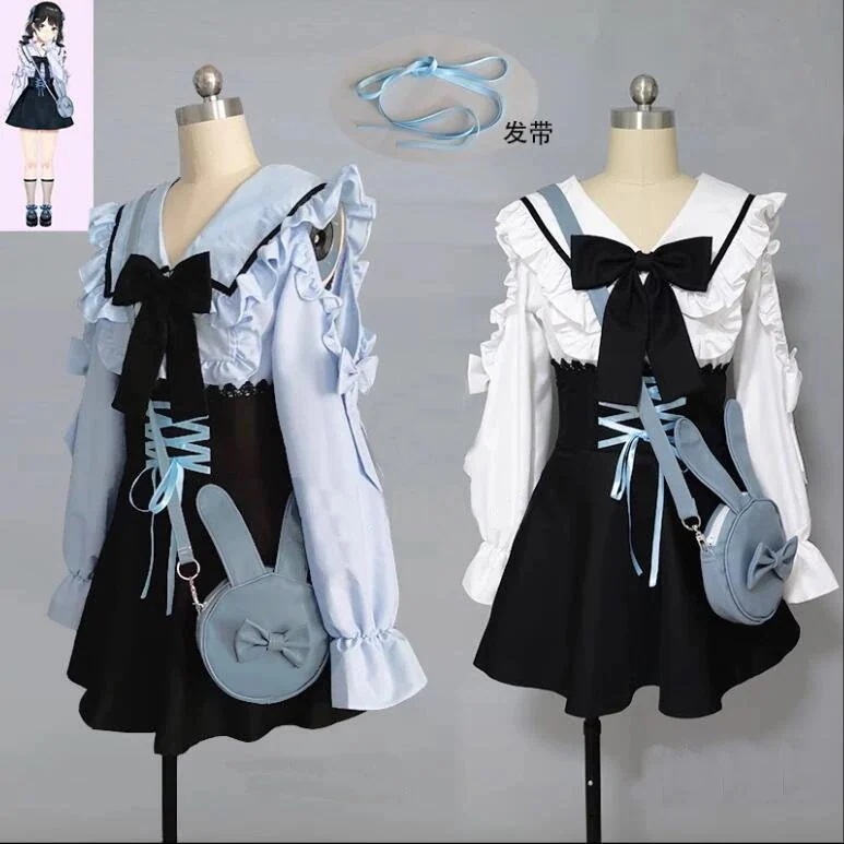 【短納期】超低価 格2025コスプレ ハロウィン バーチャルYouTuber Vtuber 月ノ美兎 地雷系 コスプレ 衣装 コスチューム  パーティー 変装 仮装 ハロウィン