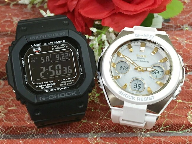 恋人たちのGショックペア G-SHOCK BABY-G ペアウォッチ カシオ 2本セット 電波ソーラー GW-M5610U-1BJF MSG-W100-7A2JF