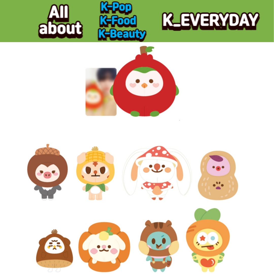 CRAVITY - CCREW 25CM DOLL / 2024 CRAVITY CHARACTER [AUTUMN CCREW] POP-UP STORE OFFICIAL MD 並行輸入純正品