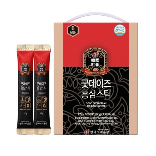 韓国高麗紅参 グッドデイズ 紅参スティック 100p