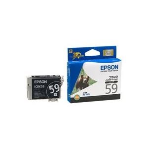 (業務用5セット) EPSON エプソン インクカートリッジ 純正 (ICBK59) ブラック(黒)