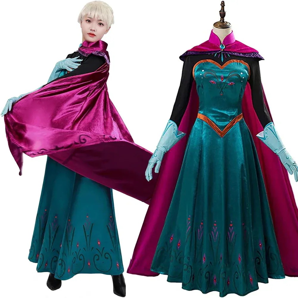 [現品品質良し数量]アナと雪の女王アナあなエルサえるさコスプレ衣装戴冠式Elsa大人姫様ドレス演出服ワンピースワンピース