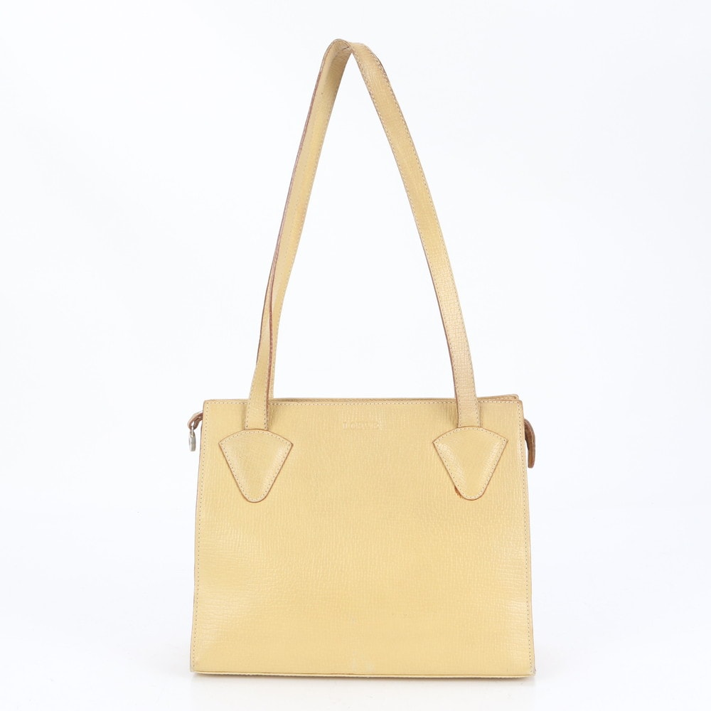 ヴィンテージ レザー トート バッグ 肩掛け ショルダー ハンド レディース RUE CO13-3 中古