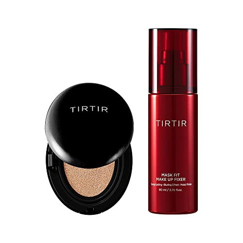 [TIRTIR] Mask fit Cushion+Mask fit Make-up Fixer [ティルティル] マスクフィットクッション 本体 18g+マスクフィットメイクアップフィクサー MAS