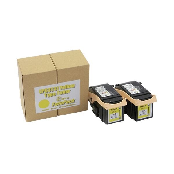 トナーカートリッジ LPC3T31Y汎用品 イエロー 1箱（2個）
