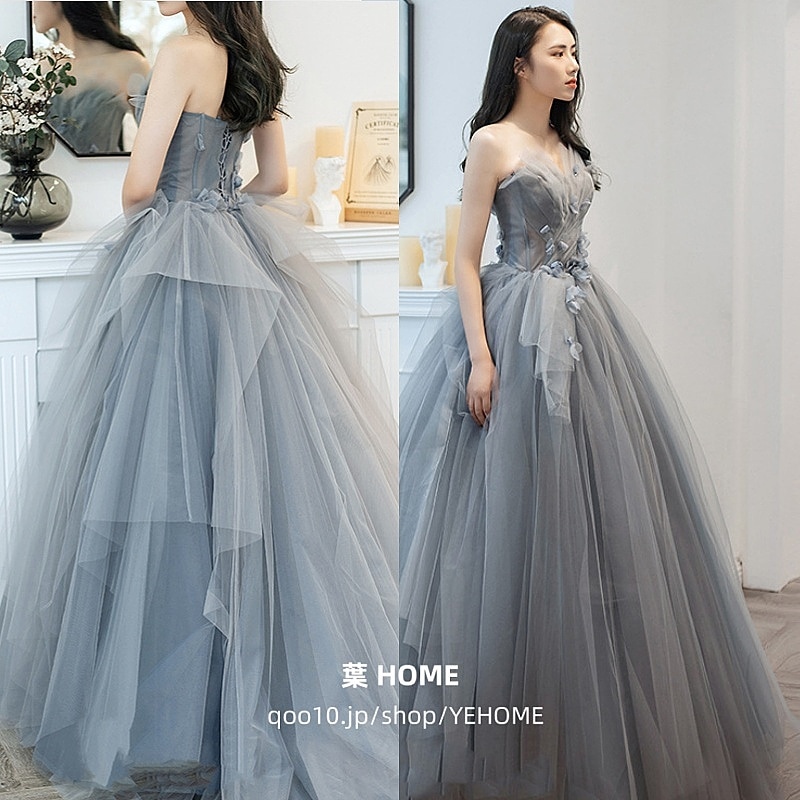 ウエディングドレス カラー パーティードレス ノースリーブ 二次会 結婚式ドレス 安い 花嫁 フォトウエディング ビーチフォト 前撮り 後撮り 披露宴 激安