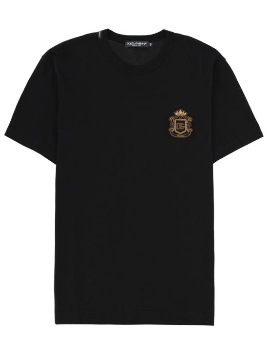 DOLCE & GABBANA Men T-Shirts G8PT1Z G7PZUN0000 BLACK
