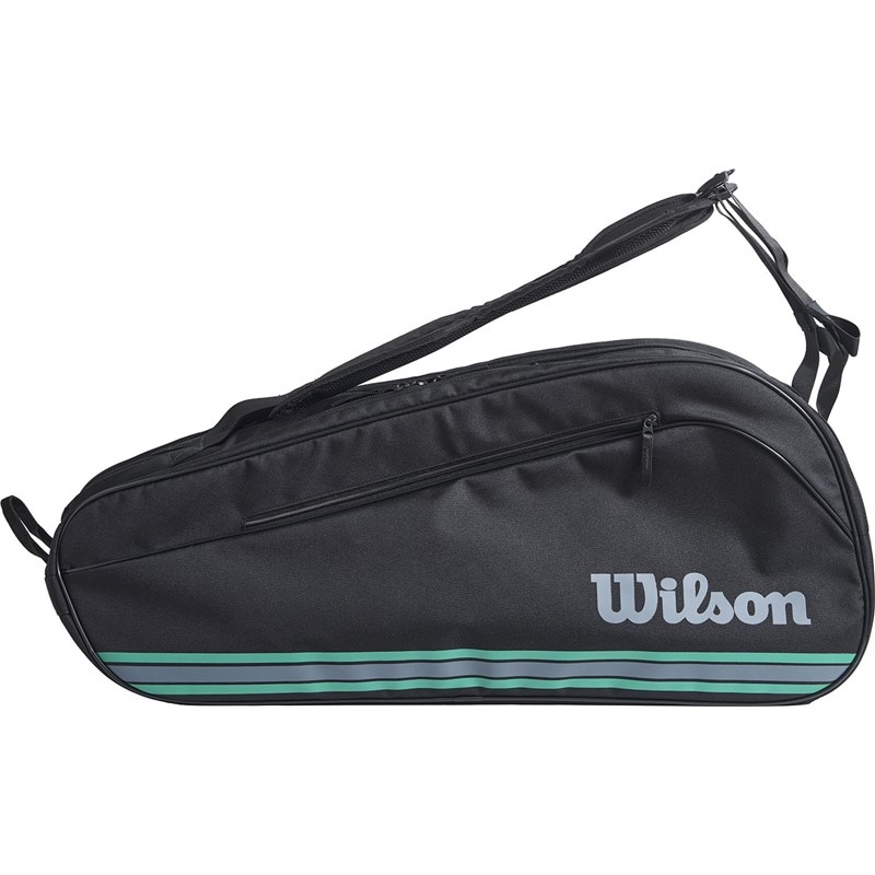 wilson(ウイルソン) TEAM J 6PK BLACK/BLUE テニスバッグ (wr80500010)