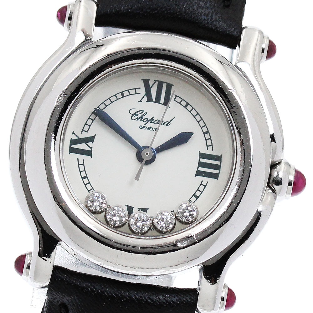 ショパール Chopard 27/8245-21 ハッピースポーツ 5Pダイヤ クォーツ レディース _939926【中古】