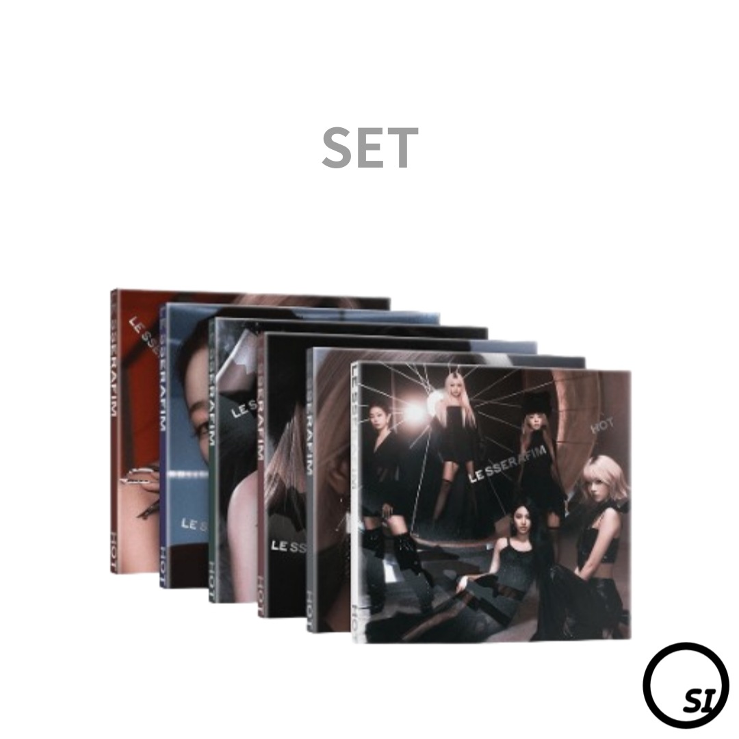 【LE SSERAFIM】 5th Mini Album HOT (COMPACT ver.) (Set)
