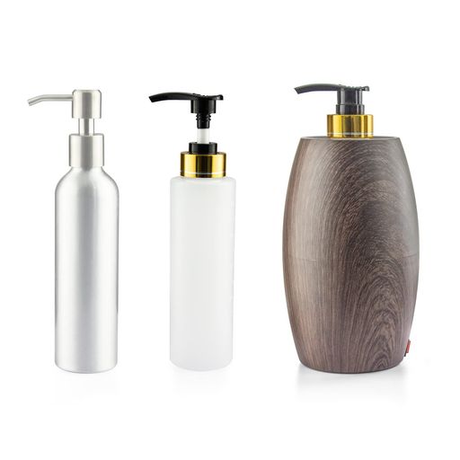 保湿瓶ウォーマーエッセンスオイルクリームジェルプラスチック270MLステンレス鋼250ML恒温エリッツィア (チョコレートブラウン)