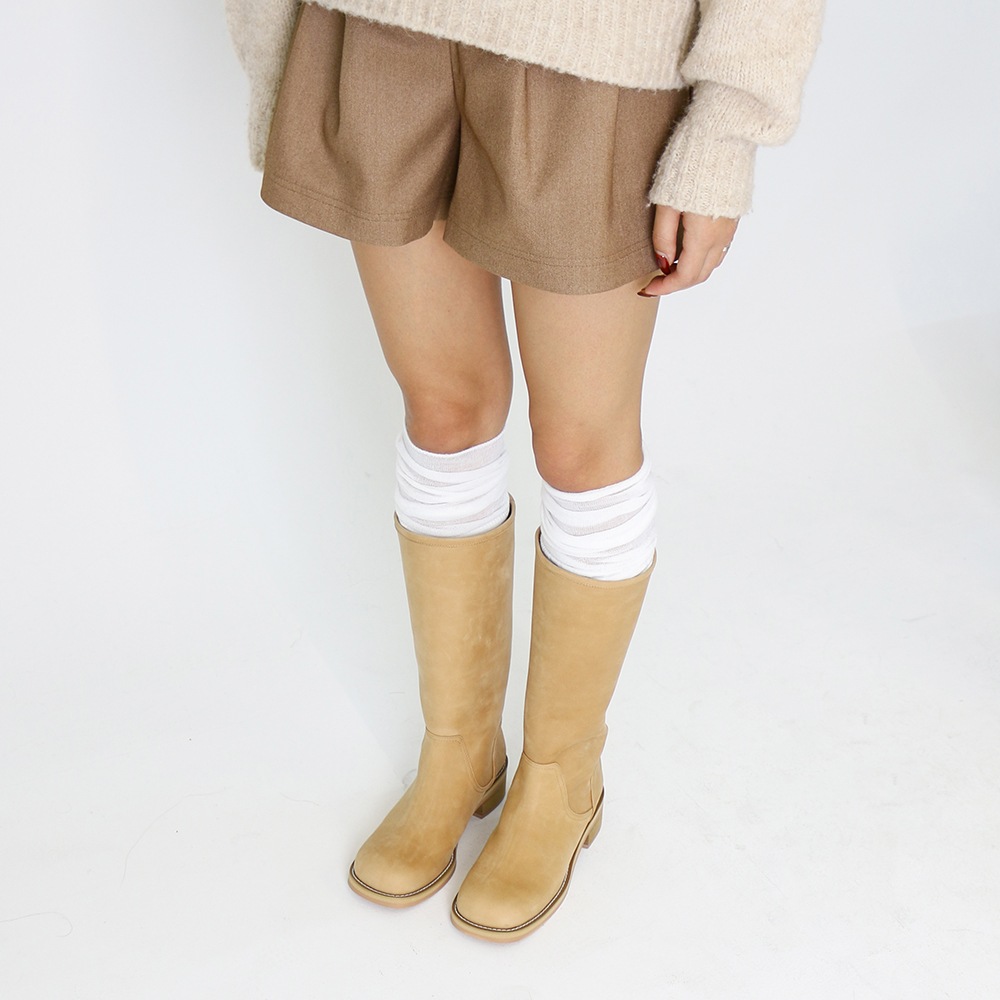 Nordic Long Boots Beige