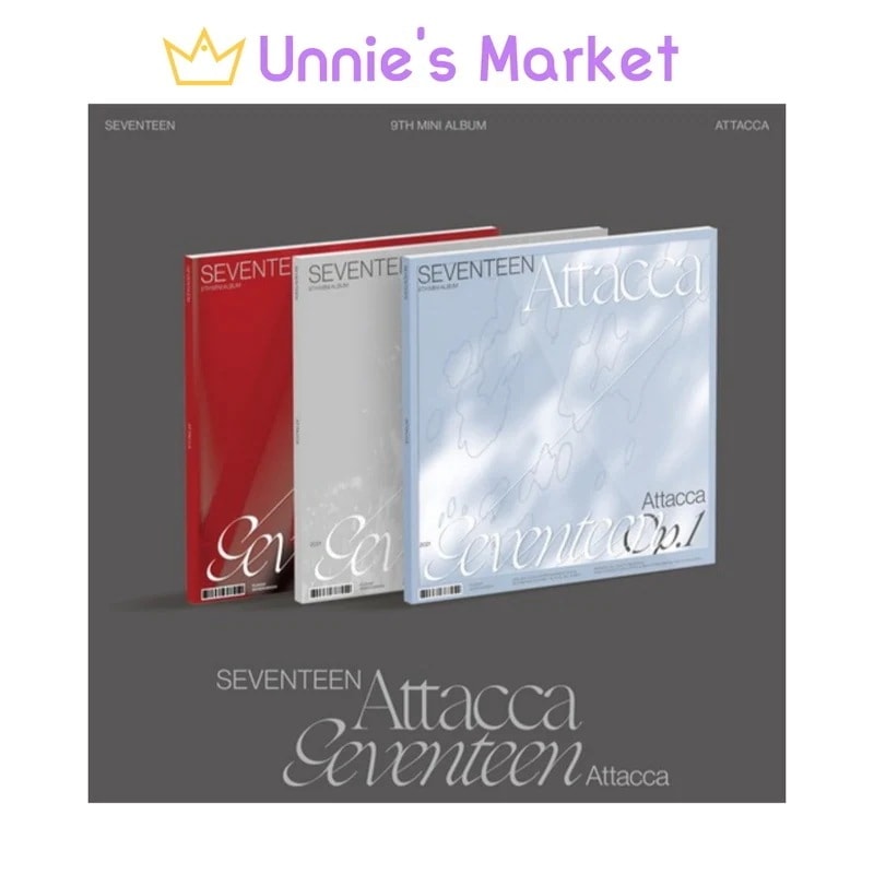[SET] SEVENTEEN [Attacca] 9th Mini Album + Free Photocard 1EA(fan-made)