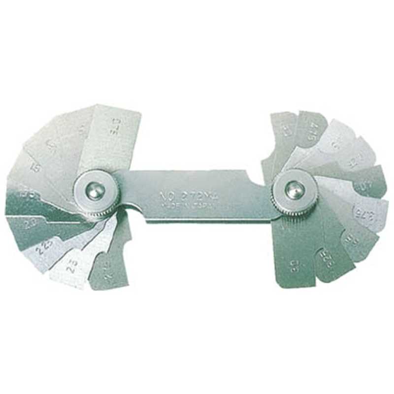 トラスコ中山　ラジアスゲージ 測定範囲5.50~13.0 16枚組　272MB