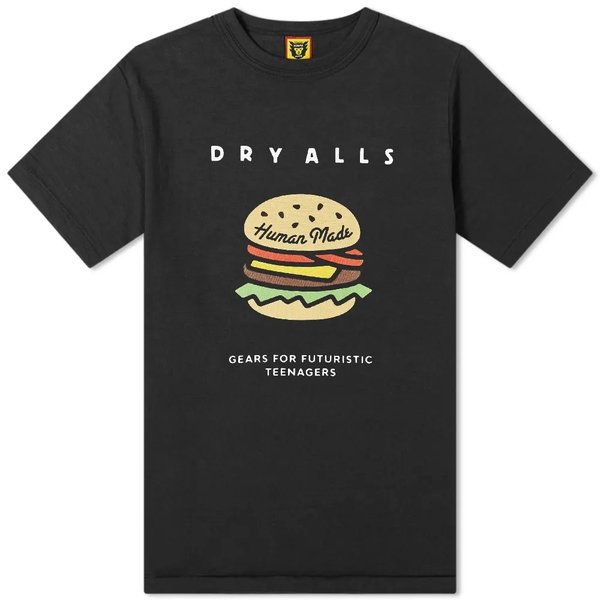 human made Burger Tee ハンバーガー Tシャツ 黒