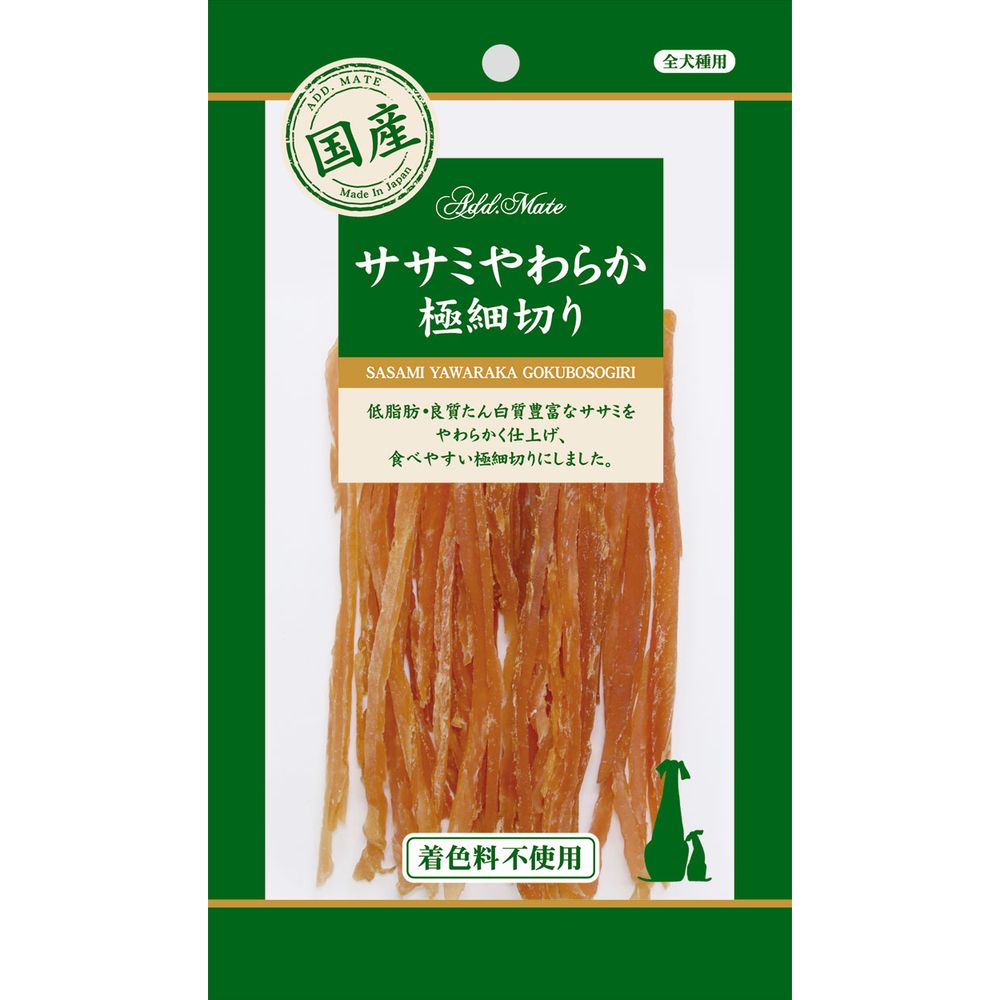 （まとめ買い）ササミやわらか 極細切り 35g 犬用おやつ [x12]