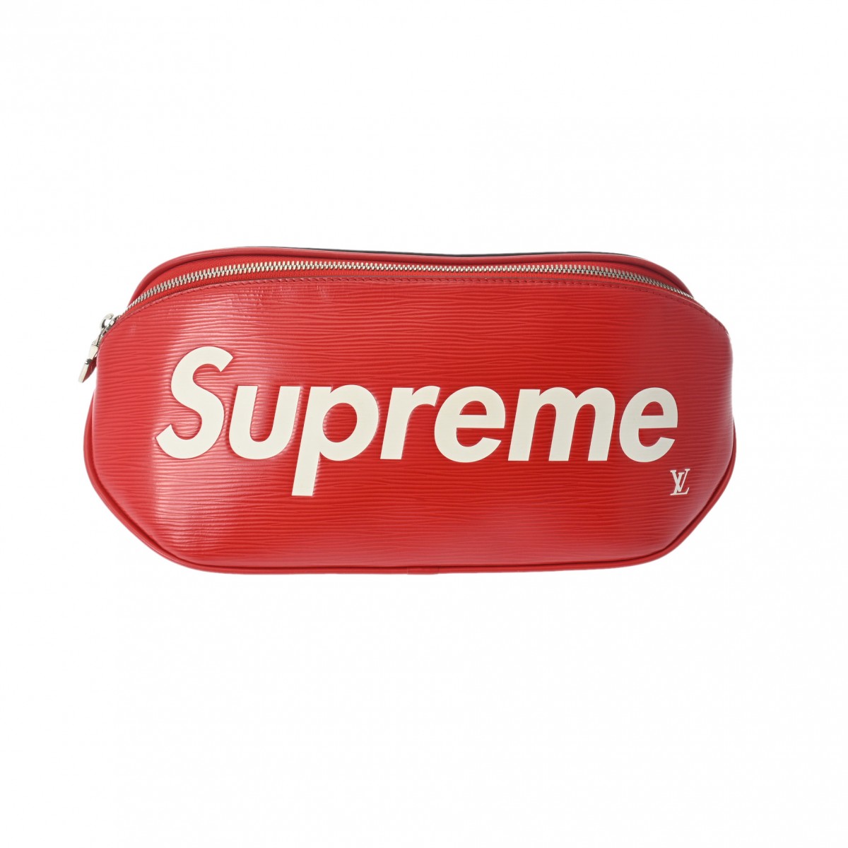 エピ バムバッグ LV×Supremeコラボ 赤 M53418 ユニセックス エピレザー ボディバッグ ABランク 中古 銀蔵