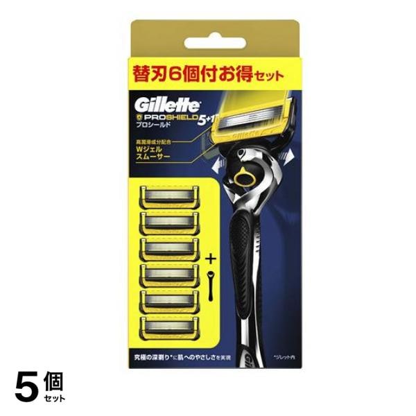 プロシールド マニュアル ホルダー 替刃6個付お得セット 1組入 5個セット