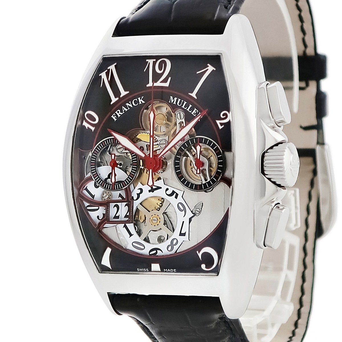 トノウカーベックス クロノグラフ ビッグデイト ボルドー 8083CCGDFO 自動巻き メンズ 国内正規 3年保証 571,032円