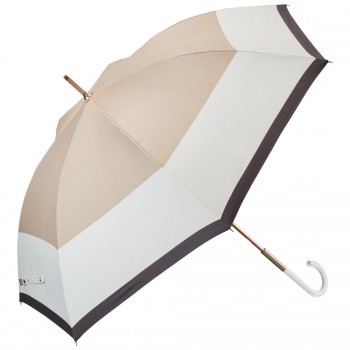 umbulatio エアリーライトUVブロック 長傘55cm ブロックボーダー エクリュ S155-1112BG1-B3 4,304円