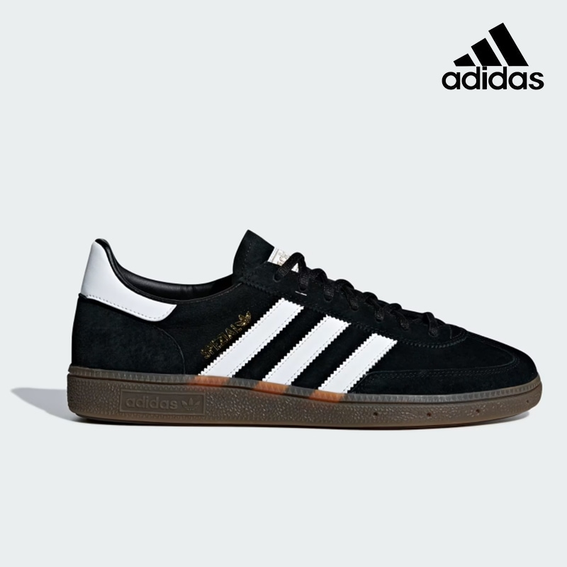 アディダスHandball Spezial DB3021 スニーカー 3ストライプ 男女兼用 シューズ 靴 ブラック ローカット