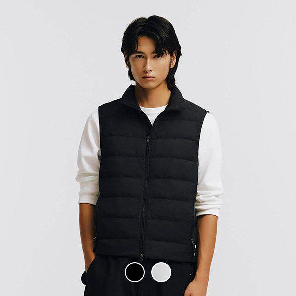 【】074911 軽量ダウンジップアップベスト