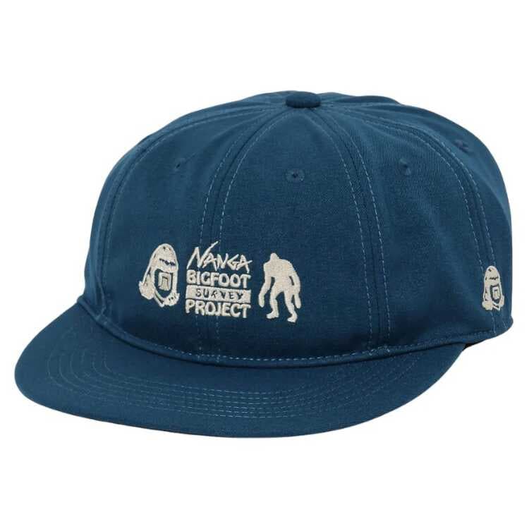 ナンガ×タコマフジレコード ビッグフット サーベイ プロジェクト ロゴキャップ フリー ブルー #N0000845
