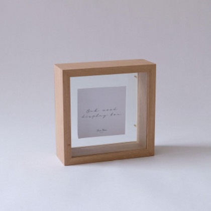 志成販売 OAK WOOD ディスプレイBOX スクエア(S) 107761