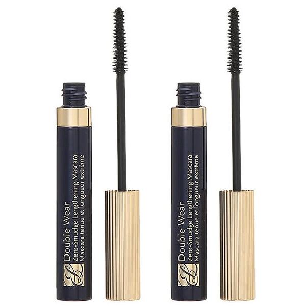 【セット】 ダブル ウェア ゼロ スマッジ マスカラ 01 ブラック 6mL 2個