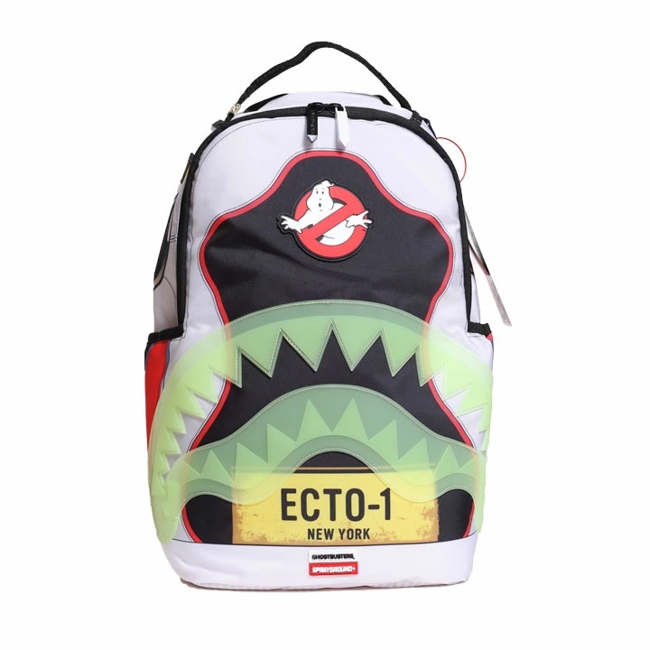 SPRAY GROUND × Ghostbusters バッグ メンズ レディース 春夏秋冬用 白 ゴーストバスターズ 限定 コラボ 公式グッズ スプレーグラウンド