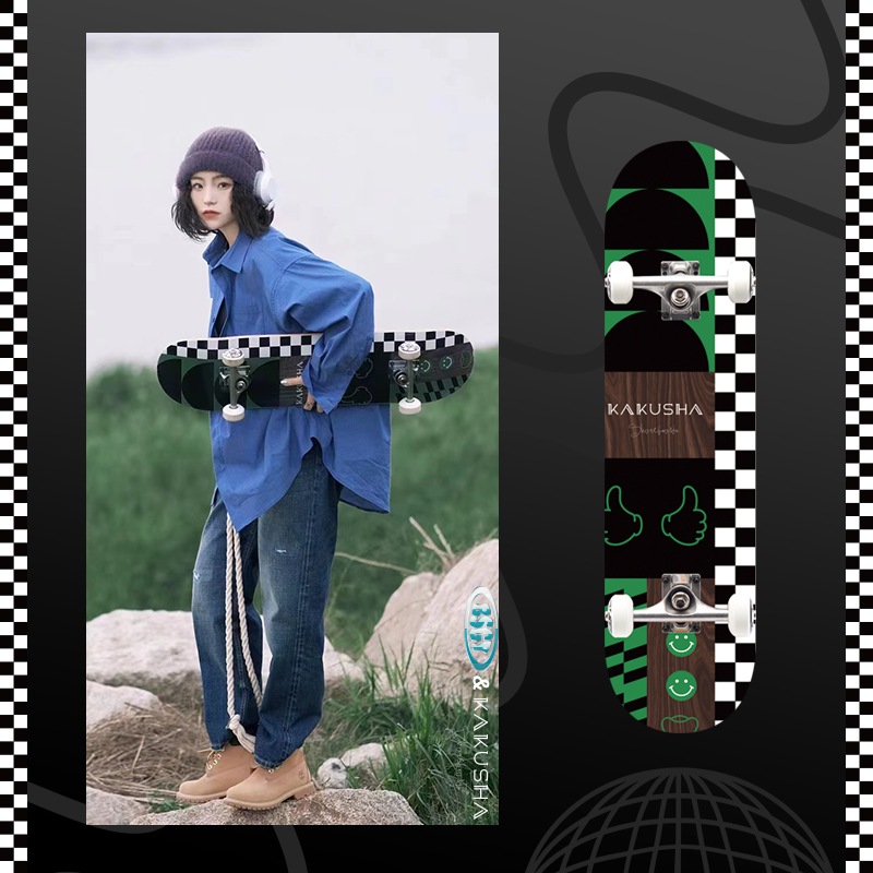 kakusha 初心者 少年少女 ティーンエイジャー プロスケートボード 6-12歳 ダブルスイング エントリーレベル ベーシックボード 5,913円