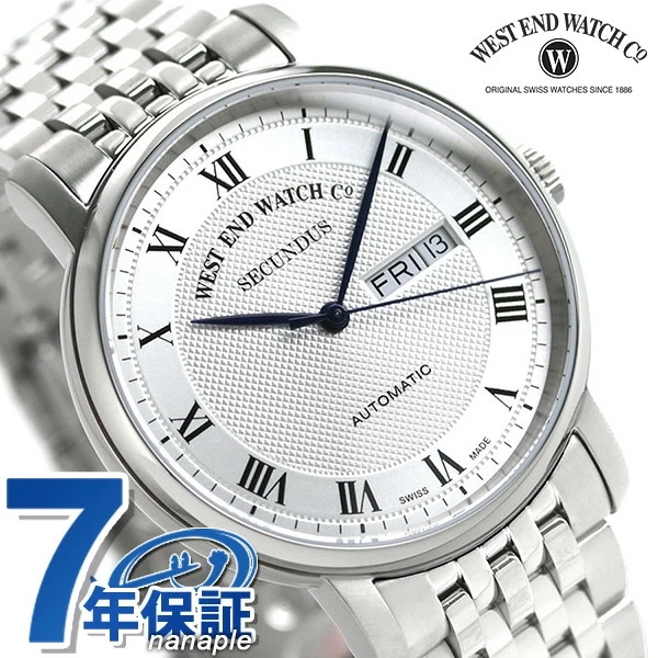 WEST END ウエストエンド セカンダス 40mm スイス製 自動巻き メンズ 腕時計 WE.S