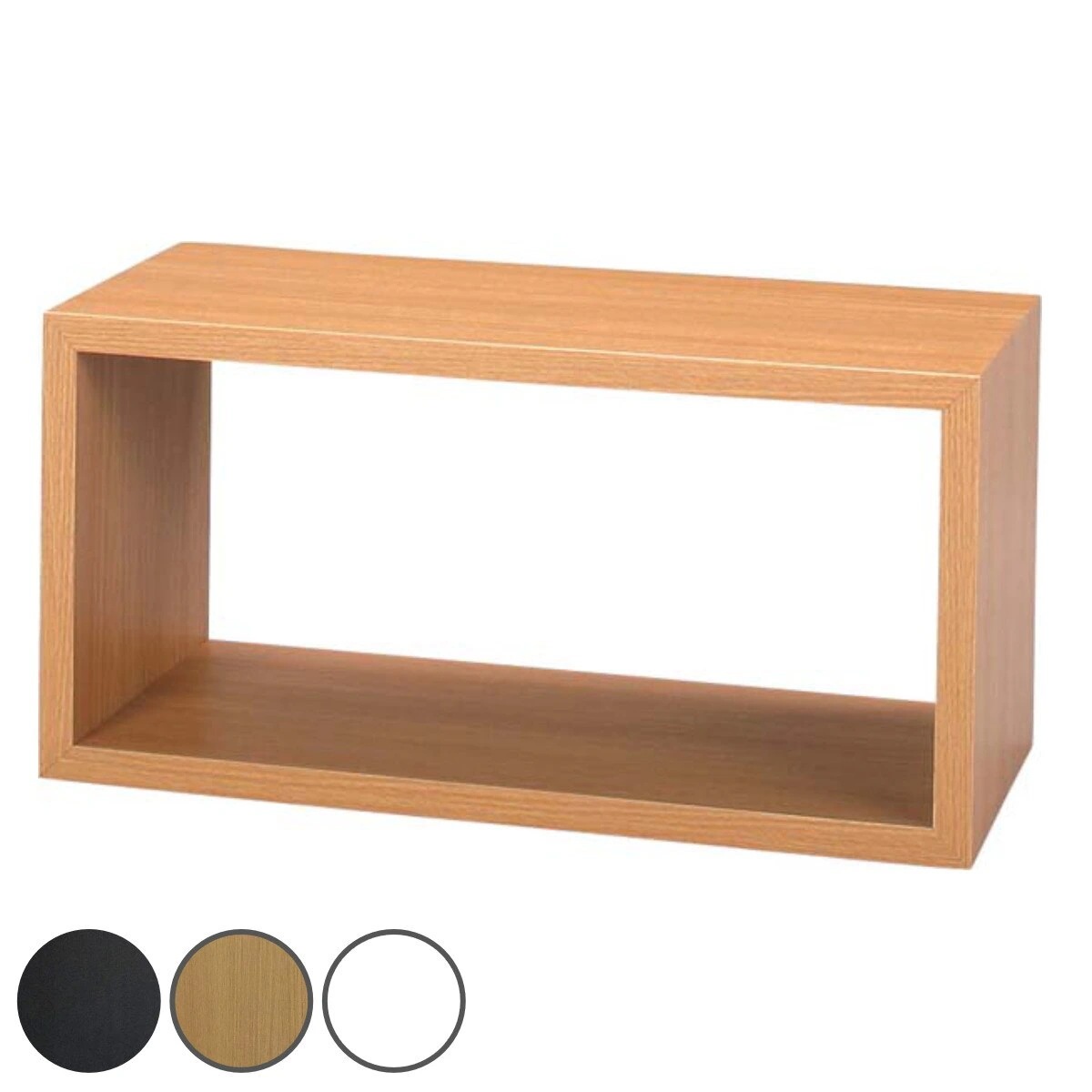 オープンラック パズルラック 箱型 大 幅54cm 多目的収納ラック 木製棚 ディスプレイラック シェルフ 間仕切り フリーラック マルチシェルフ 棚 組合わせ 収納 ブラウン ナチュラル ホワイト 5,818円