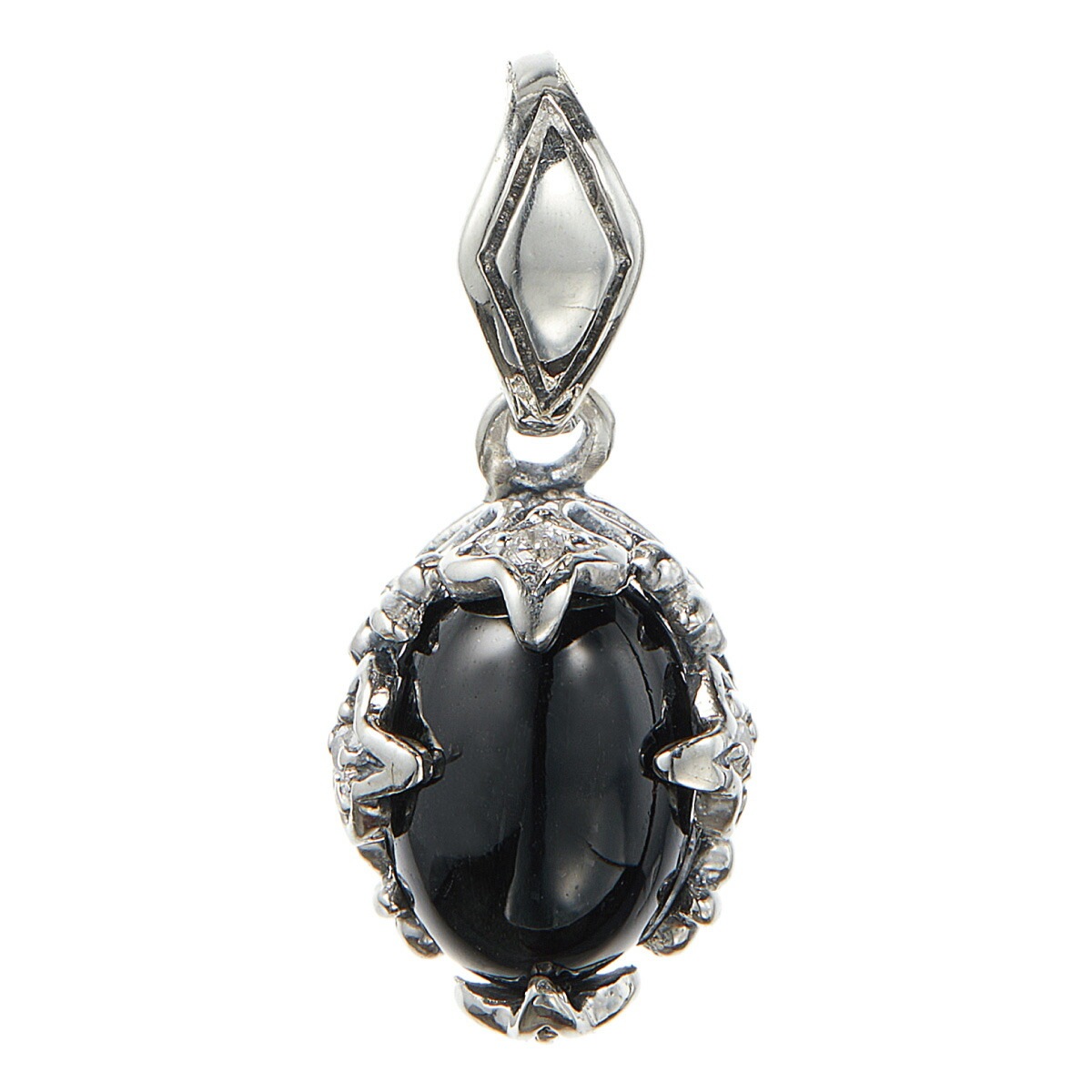 ペンダントトップ メンズ レディース ユリの紋章 ブラックスター ユリの紋章 フルール・ド・リス