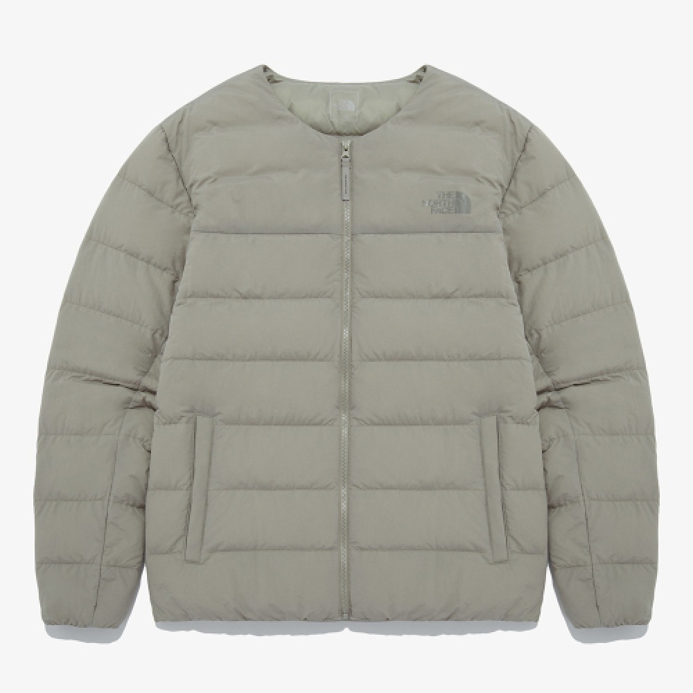 ザ・ノース・フェイス NJ1DQ15B メンズライズ RDS ダウンカーディガン_グレイッシュベージュ