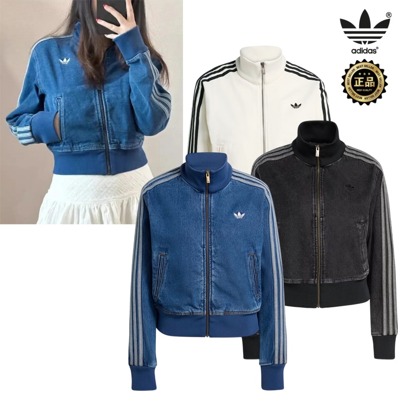 KD2892 KD2898 KD2913 FIREBIRD TRACK TOP DENIM 26SS新作 レディース 春アウター 韓国 ジップアップトップス コーデ提案 ワンピース スカート デイリー