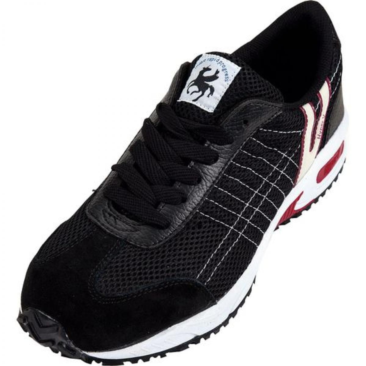 日進ゴム #2000 HyperV ハイパーV 26.5cm 黒 ブラック 作業靴 紐 滑りにくい 耐滑 JSAA-B規格 樹脂先芯 先芯 軽量 耐油 ムレにくいcm　裏貼