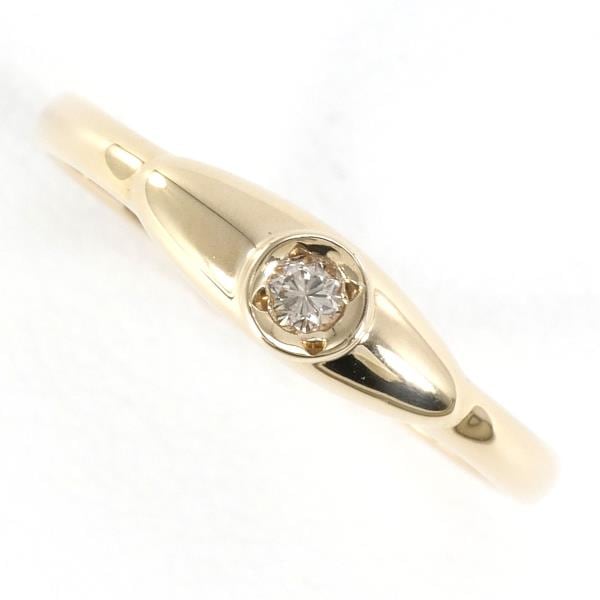 K9YG リング 指輪 8号 ダイヤ 総重量約1.1g ジュエリー 中古