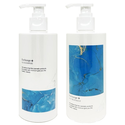 [セット販売] ストリ エクスチェンジ プラス H2 シャンプー 300ml + トリートメント 300ml STRI サロン専売