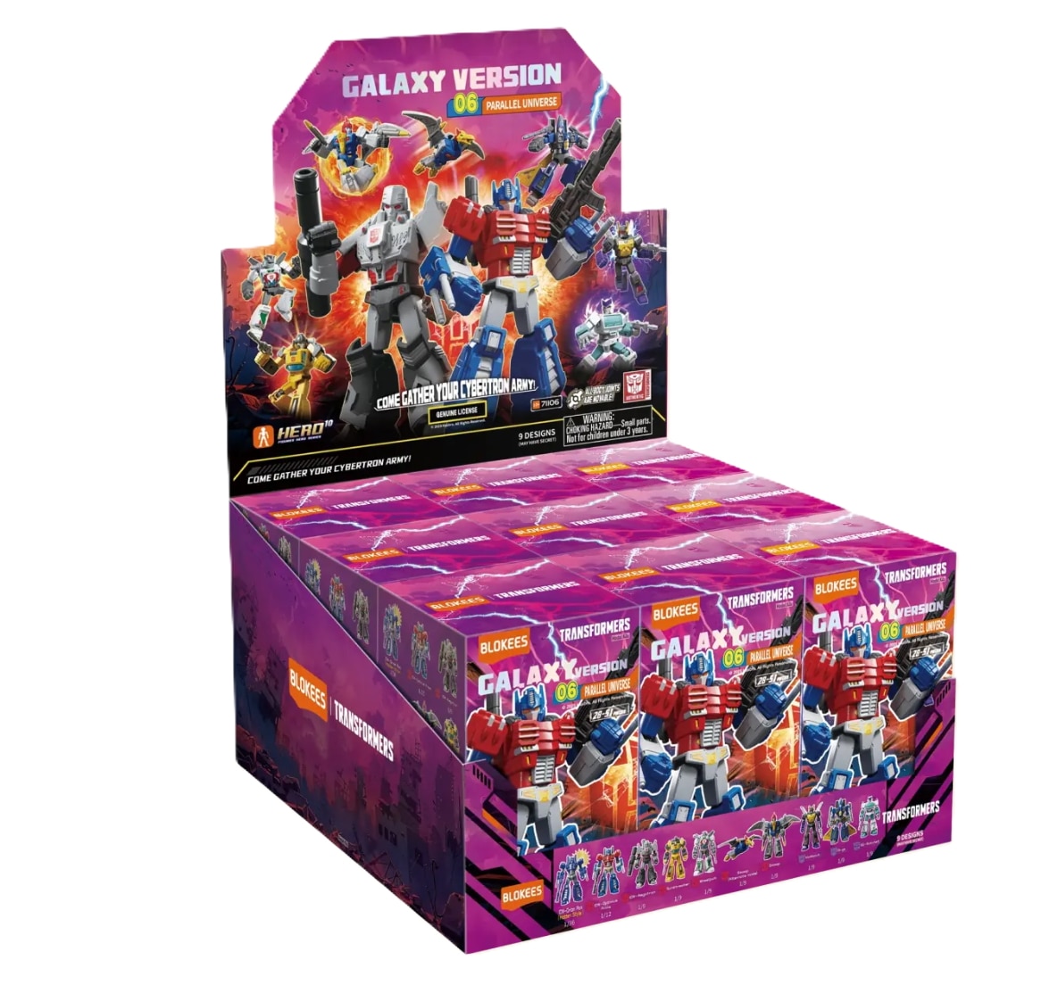 Blokees トランスフォーマー·GV 06 Parallel Universe (9個入り) Transformers Galaxy Version 06 Parallel Universe