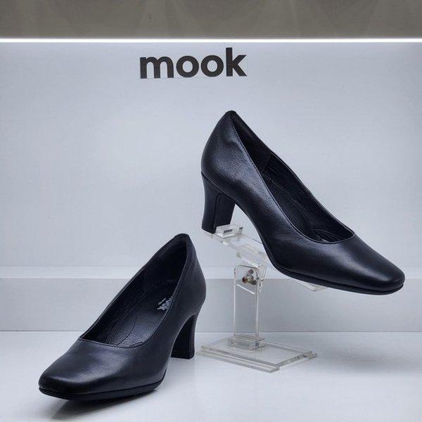 女性用フレキシブル機能性スクエアパンプス 322152 QA TZHP1SD