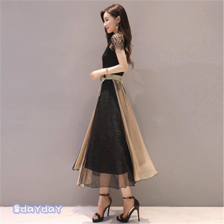 ワンピース レディース 40代 きれいめ 夏 マキシワンピース 半袖 レースワンピ 大きいサイズ パーティードレス 風 おしゃれ 可愛い 通勤 OL 上品 着痩せ