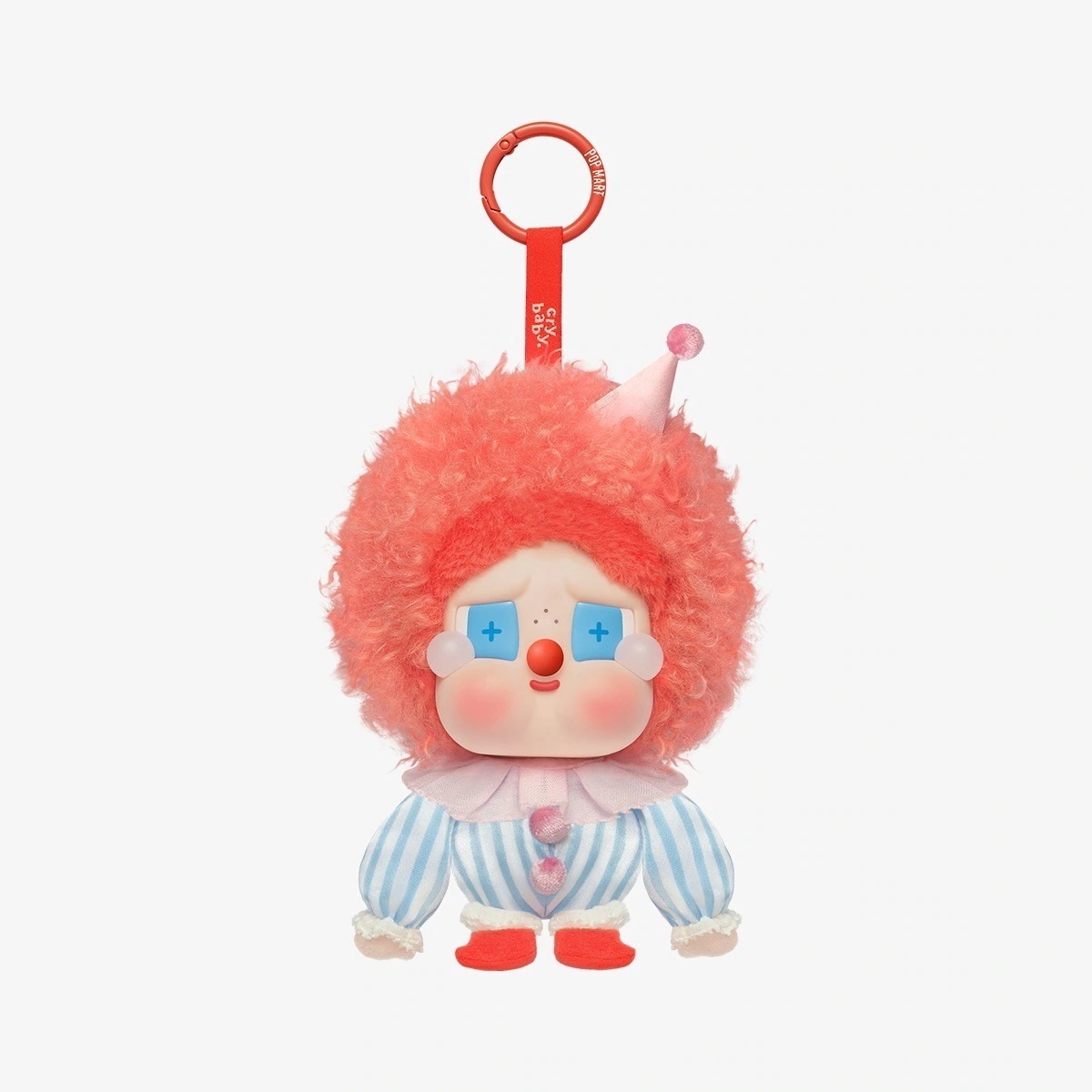 公式正規品POP MART WHY SO SERIOUS シリーズ CRYBABY ぬいぐるみペンダント ぬいぐるみキーチェーン ブラインドボックス ガチャポン サプライズギフト