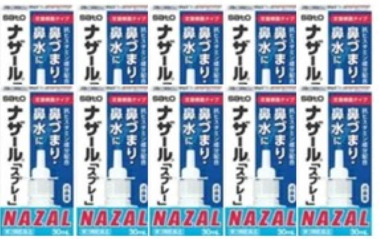 【第2類医薬品】ナザール「スプレー」ポンプ(30mL) 10個セット　（セルフメディケーション税制対象）　(宅)